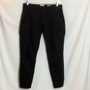 Twice Slim Fit Black Cargo Pants Size 38 Security Uniform